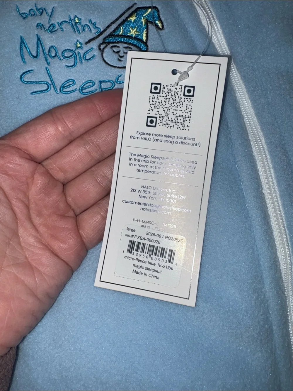 Baby Merlin’S Magic Sleepsuit brand new